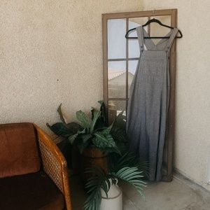 Grey Overall Maxi Dress